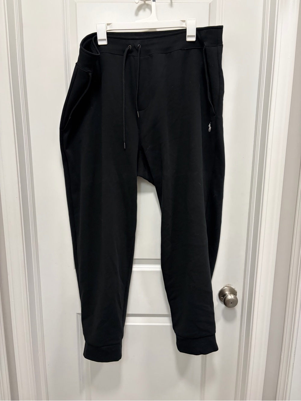 Polo Ralph Lauren Men's Black Jogger Pants 2XB Big & Tall Drawstring Pockets